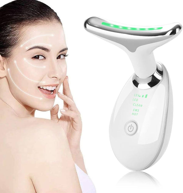 Masajeador Multifuncional Facial & Cuello – Belleza y firmeza en tus manos
